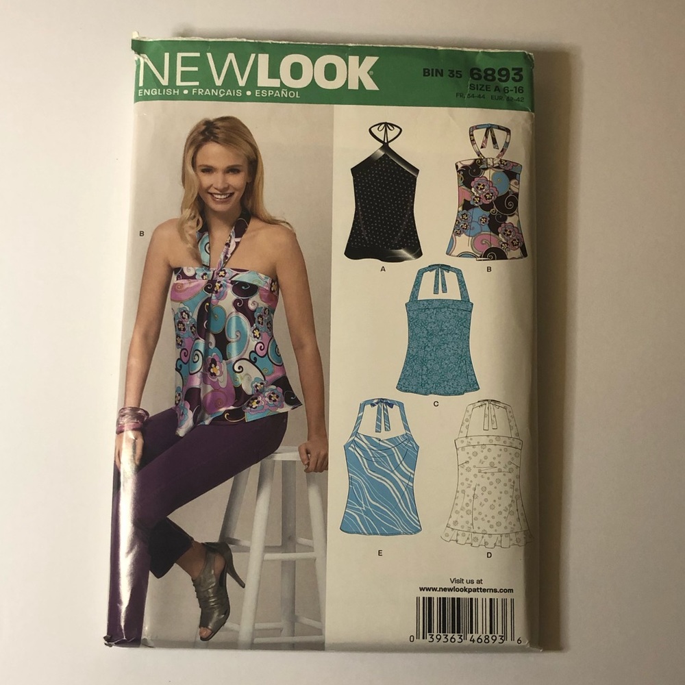 3 for $20 Simplicity Sewing Pattern New Look 6893